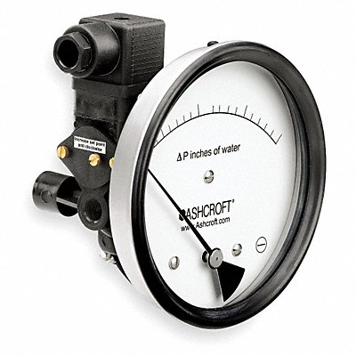 Dial Differential Pressure Gauges with Switch